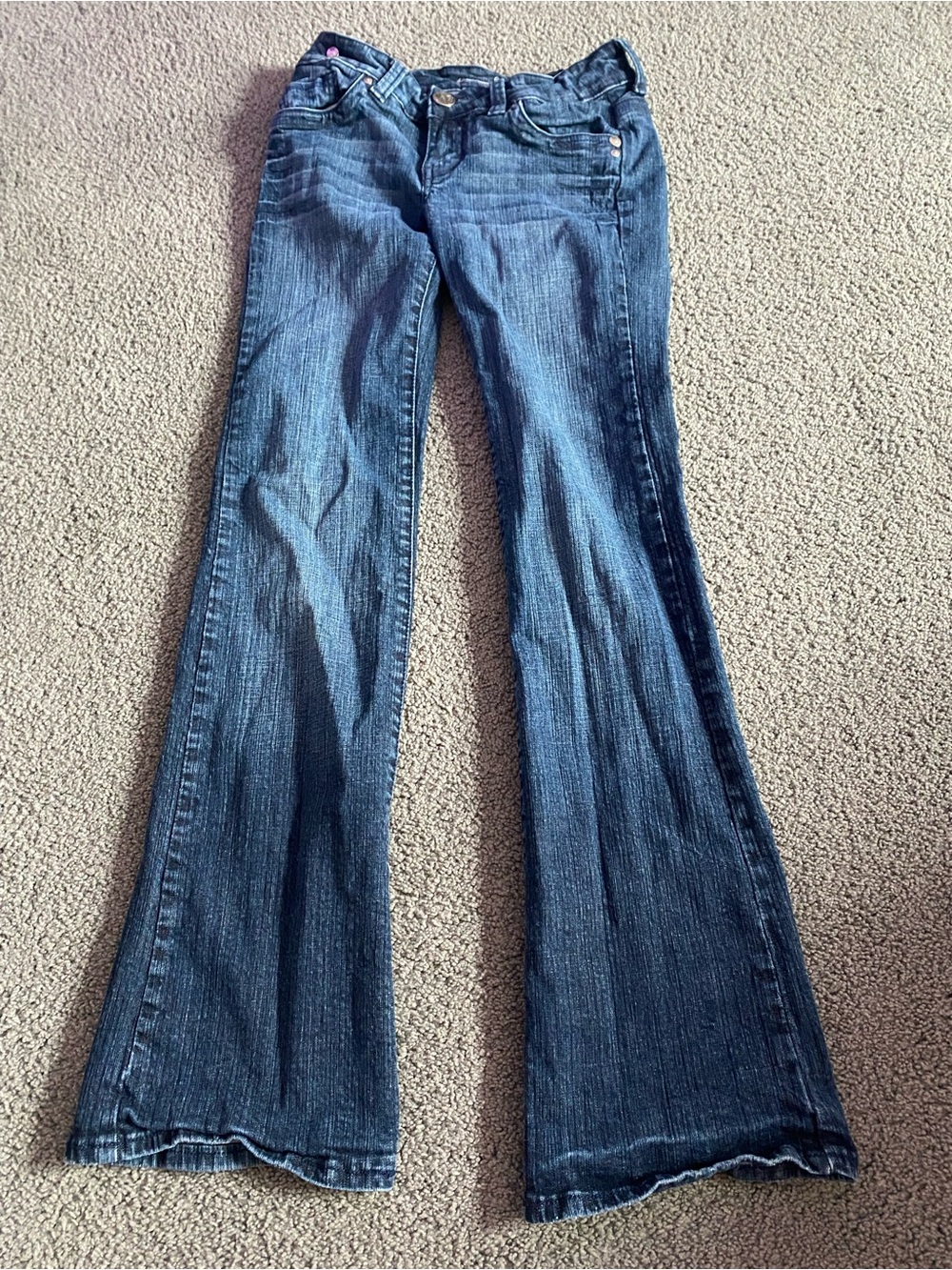 Bula Dark Blue Flare Skinny Jeans Size 3